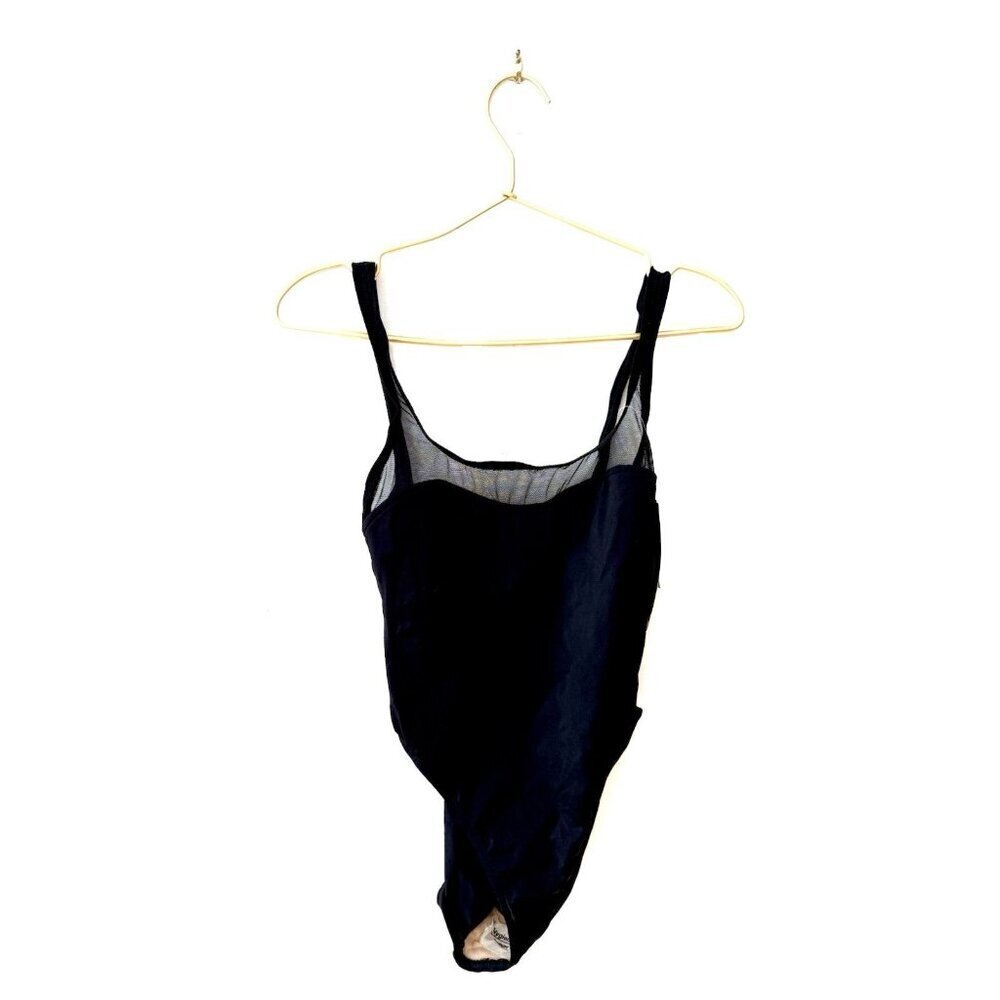 NWT Vintage Anne Klein for Sirena Swimsuit Black one Piece